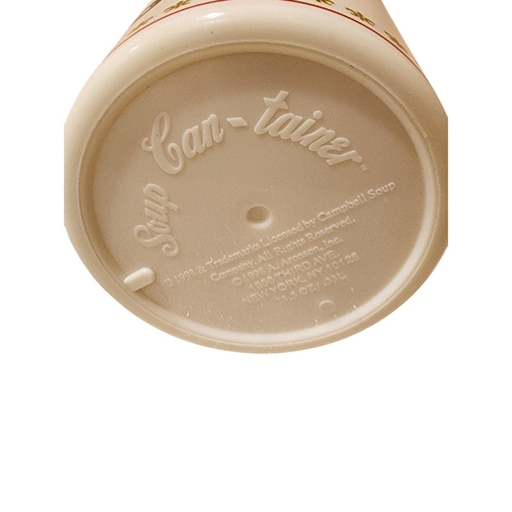 Vintage Campbell's Soup Can-tainer Mug With Lid Travel Soup Container - Picture 6 of 8